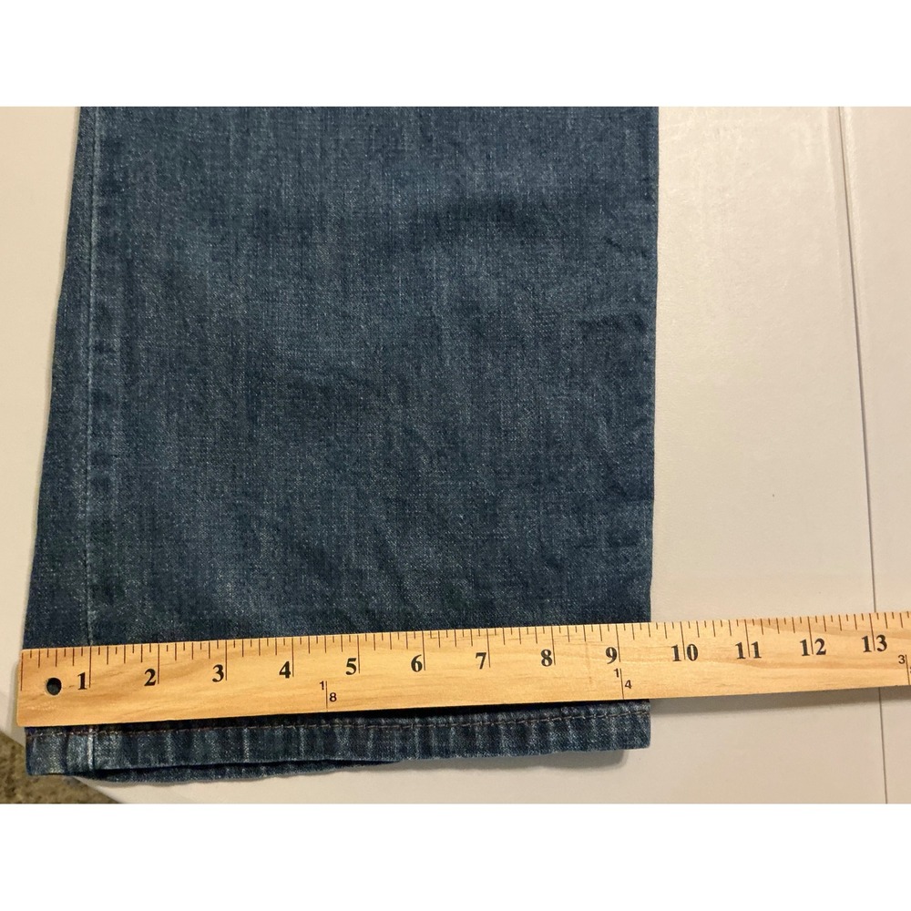 VTG Y2K Levis 569 Baggy Wide Leg Loose Straight Jeans Mens 38x34 (fits 40x33) - Picture 7 of 7